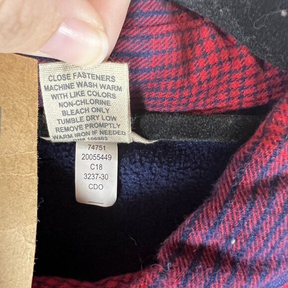 NWT Duluth Trading Co Women's Free Swingin' Lined Flannel Shirt‎ Shacket Plaid L - Picture 6 of 10